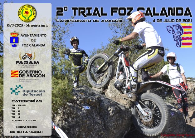 Cartel TRial Foz Calanda 2021