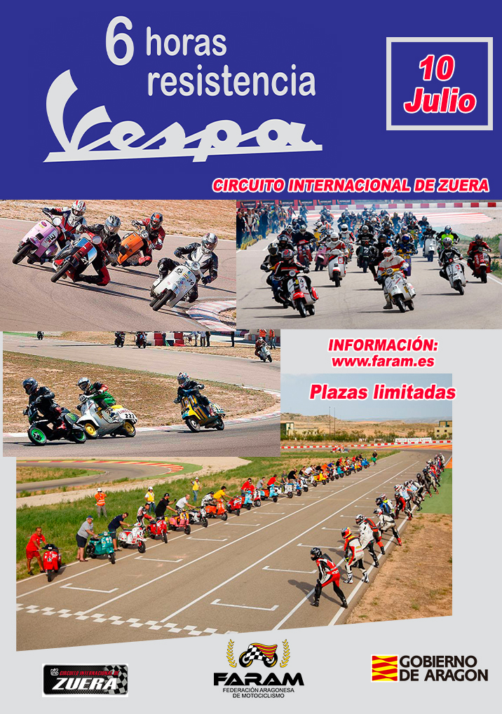Cartel 6h Vespa