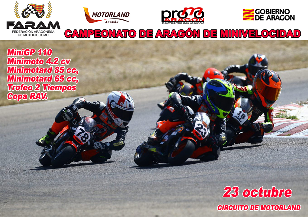 Cartel Minivelocidad 2022 motorland-